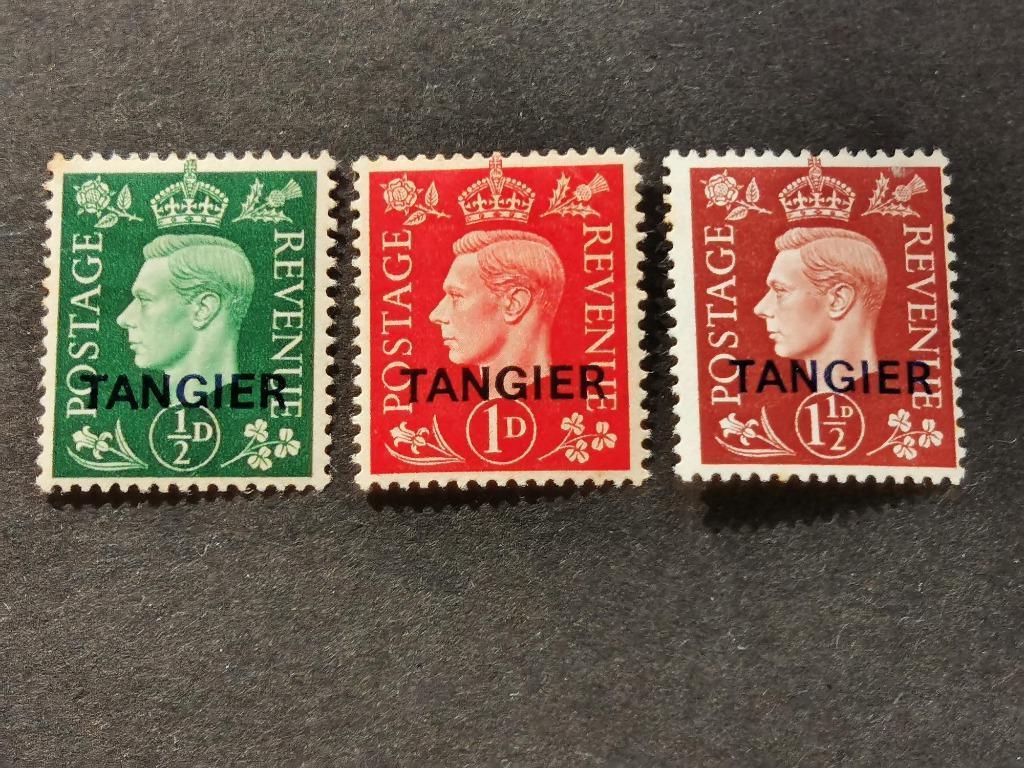 Tanger - Maroc britannique 1937 - Roi George VI *, Enlèvement ou Envoi, Maroc, Non oblitéré