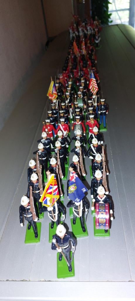 Britse militaire parade ( Stuks in Metaal), Hobby en Vrije tijd, Modelbouw | Figuren en Diorama's, Ophalen of Verzenden, Zo goed als nieuw