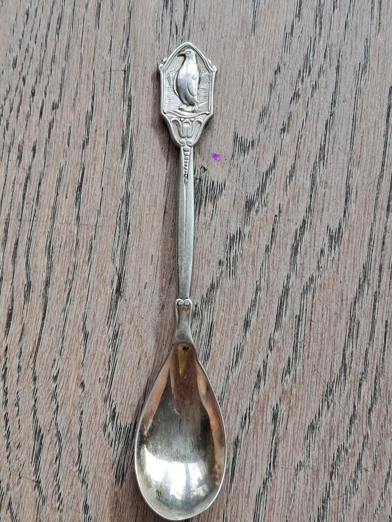 Lepeltje met pinguïn, Antiek en Kunst, Ophalen of Verzenden