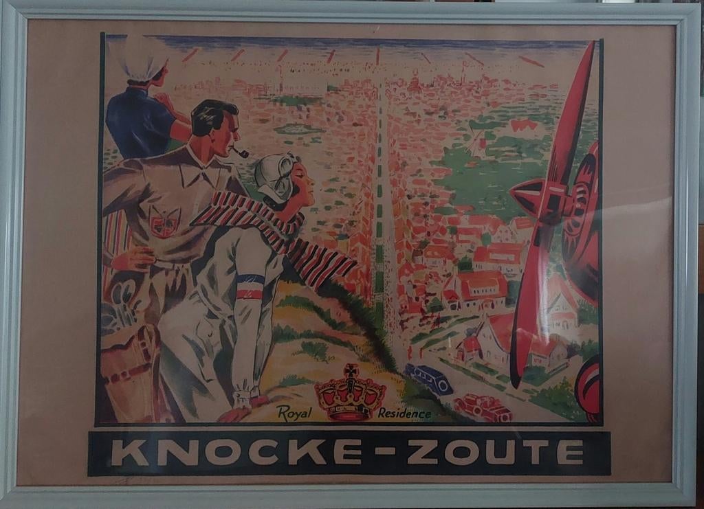 Poster Old Knokke - Zoute, Enlèvement ou Envoi