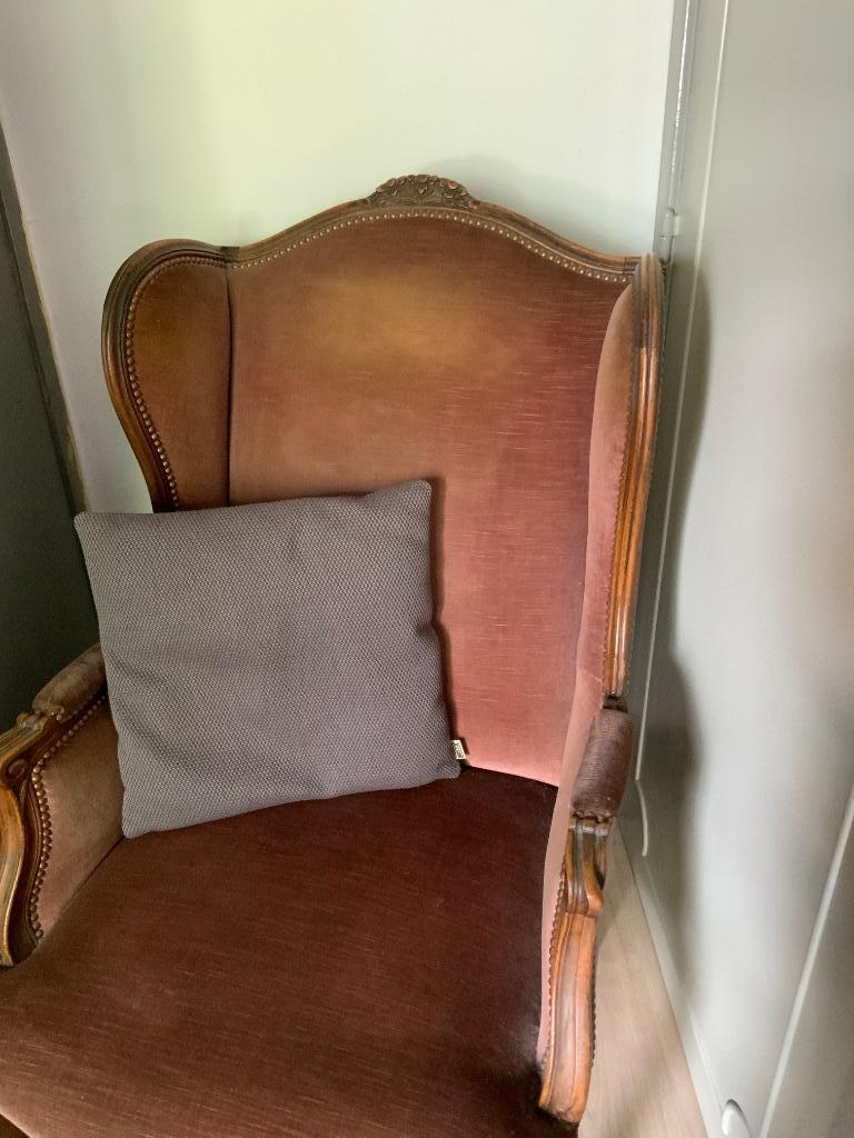 Superbe paire de bergères à oreilles, Antiquités & Art, Antiquités | Meubles | Chaises & Canapés, Enlèvement