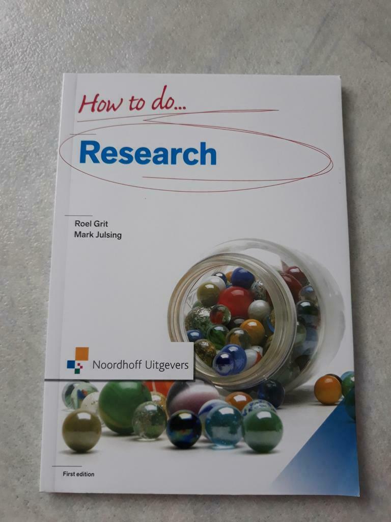 How to do research*, Boeken, Studieboeken en Cursussen, Ophalen