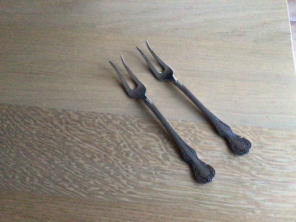 Gero zilmeta, steekvorkjes, 2 stuks, nieuw, Ophalen of Verzenden, Nieuw