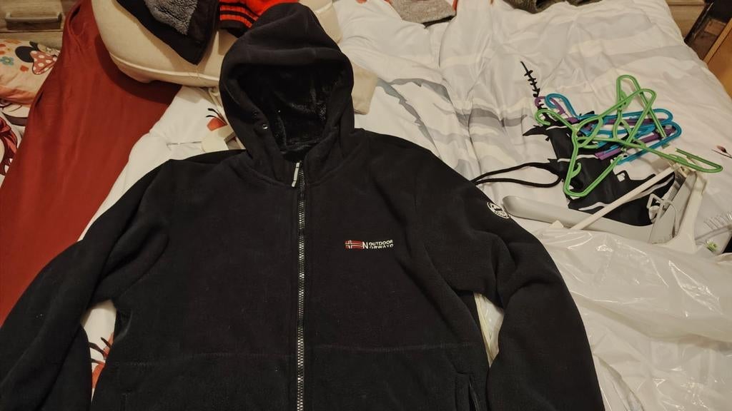 Sweat hivers polaire bleu marine taille xxl, Enlèvement ou Envoi, Comme neuf