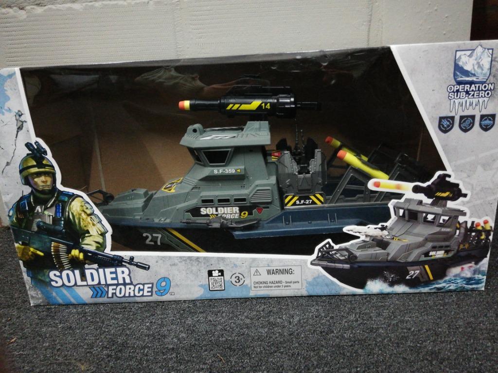 Speelgoed leger boot groot, Ophalen, Zo goed als nieuw