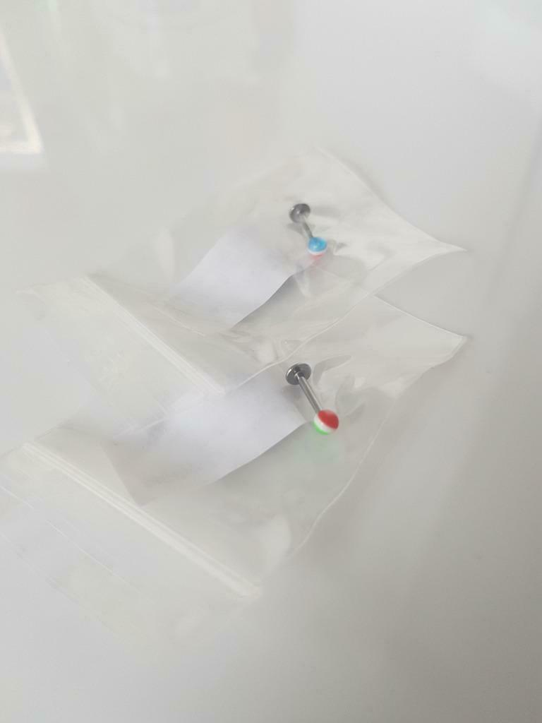 Piercing labret, Bijoux, Sacs & Beauté, Piercings, Enlèvement ou Envoi, Neuf, Acier, Piercing lèvre ou labret