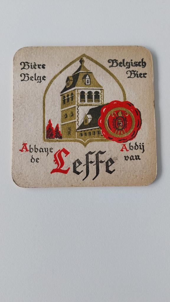 Bierviltje Leffe, Verzamelen, Biermerken, Ophalen of Verzenden, Gebruikt, Viltje(s), Leffe