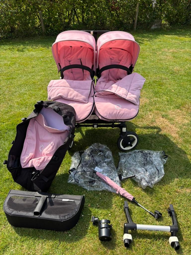 Bugaboo Donkey Duo, rose - set très complet, Enfants & Bébés, Enlèvement, Comme neuf, Bugaboo