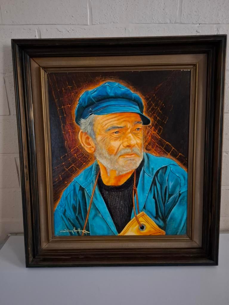 Olieverfschilderij van Juliaan Van Acker!, Antiek en Kunst, Ophalen