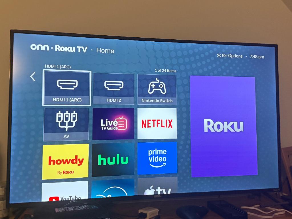 TV 50” smart TV WiFi 4K HDR ; Roku TV, 40 tot 60 cm, 4k (UHD), Smart TV, Ophalen