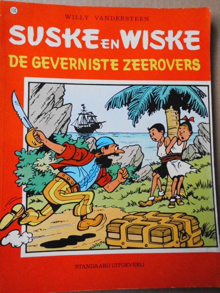 Suske en Wiske - De geverniste zeerovers, Boeken, Stripverhalen, Gelezen, Willy Vandersteen, Eén stripboek, Ophalen of Verzenden