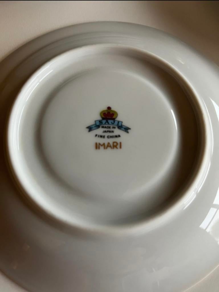 Saji, Imari, 21 pièces, vintage, Antiquités & Art, Enlèvement ou Envoi
