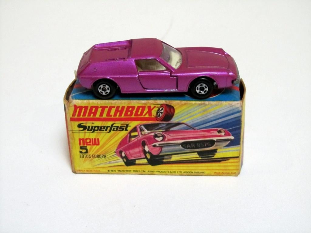 Matchbox Superfast 5a Lotus Europa (1969), Hobby & Loisirs créatifs, Voitures miniatures | Échelles Autre, Utilisé, Voiture, Enlèvement ou Envoi