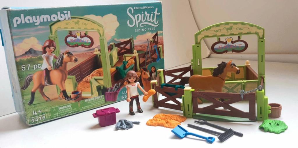 Playmobil 9478 Lucky et Spirit avec Box Complet, Enlèvement ou Envoi, Comme neuf, Ensemble complet