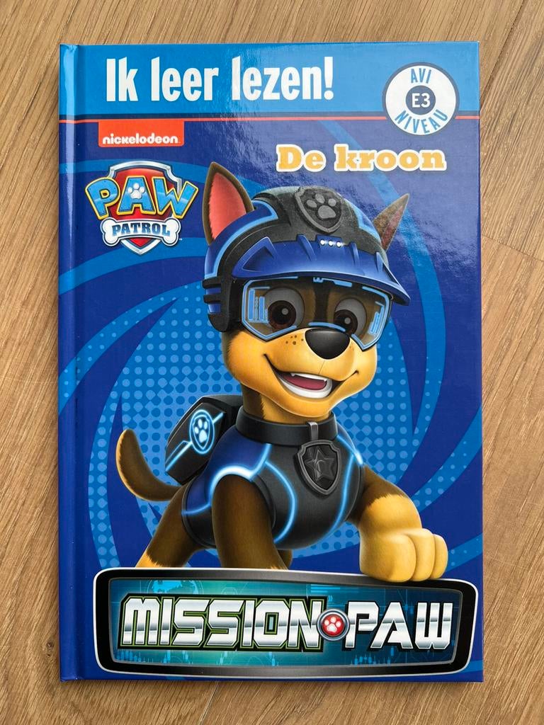 Nieuwe leesboek Paw Patrol Mission Paw De Kroon AVI E3, Ophalen of Verzenden, Nieuw, Fictie algemeen