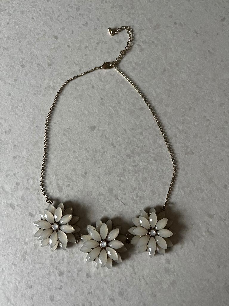 Mooie statement ketting – bloemen design, Ophalen of Verzenden, Nieuw