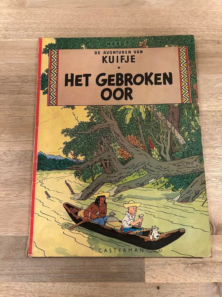 Kuifje - Het gebroken oor, Boeken, Eén stripboek, Ophalen, Gelezen