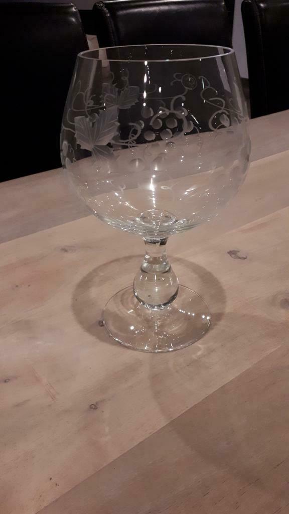 Groot glas - Produx Orfèvrerie Saint-Hilaire, Antiek en Kunst, Ophalen of Verzenden