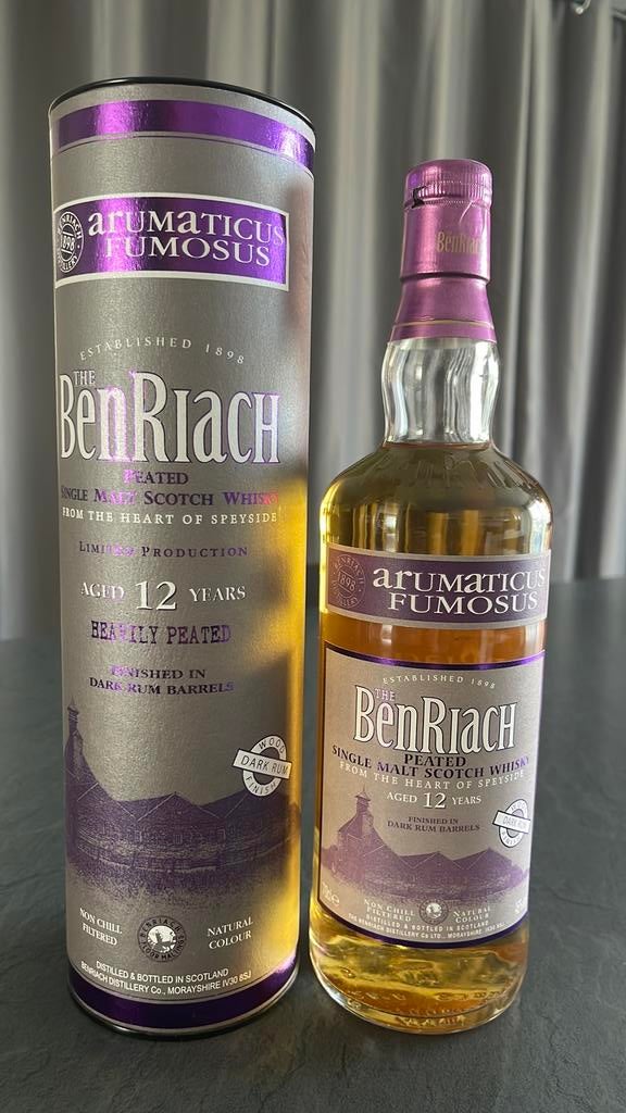 BenRiach Arumaticus Fumosus, Enlèvement, Comme neuf