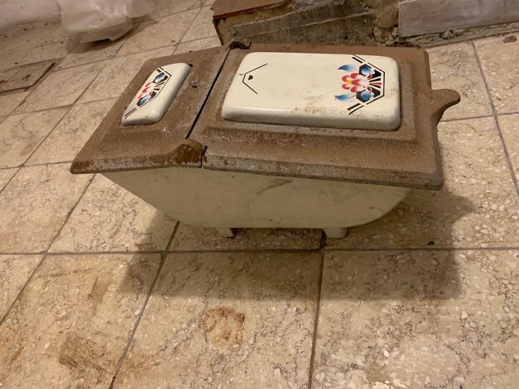 Gietijzeren kolenbak, Antiek en Kunst, Ophalen