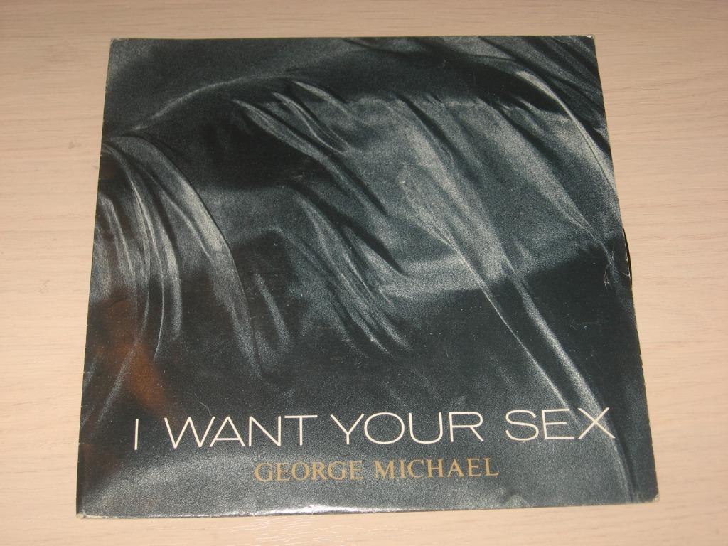 Disque vinyl 45 tours George Michael i want your sex, Ophalen of Verzenden, Zo goed als nieuw