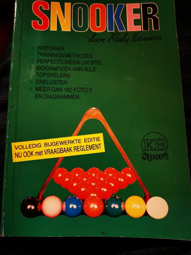 Snooker door Rudy Bauwens 1989, Ophalen of Verzenden, Gebruikt