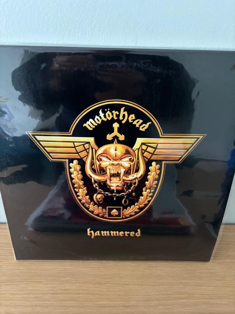 LP - Motörhead - Hammered, Cd's en Dvd's, Vinyl | Hardrock en Metal, Ophalen of Verzenden, Zo goed als nieuw