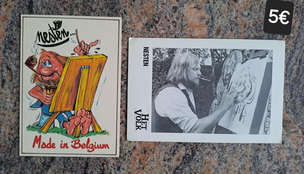 Postkaart "Nesten", Enlèvement, 1980 à nos jours, Non affranchie, Artisanats et Métiers