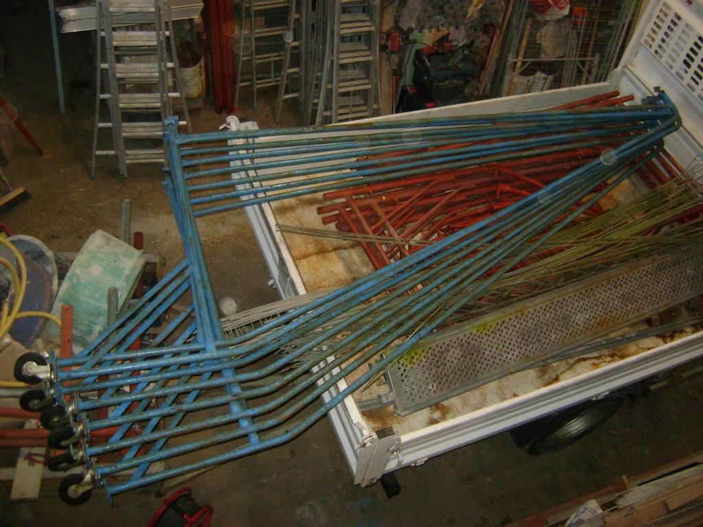 driehoekstabilisator voor stelling-steunen  stelling, Ophalen