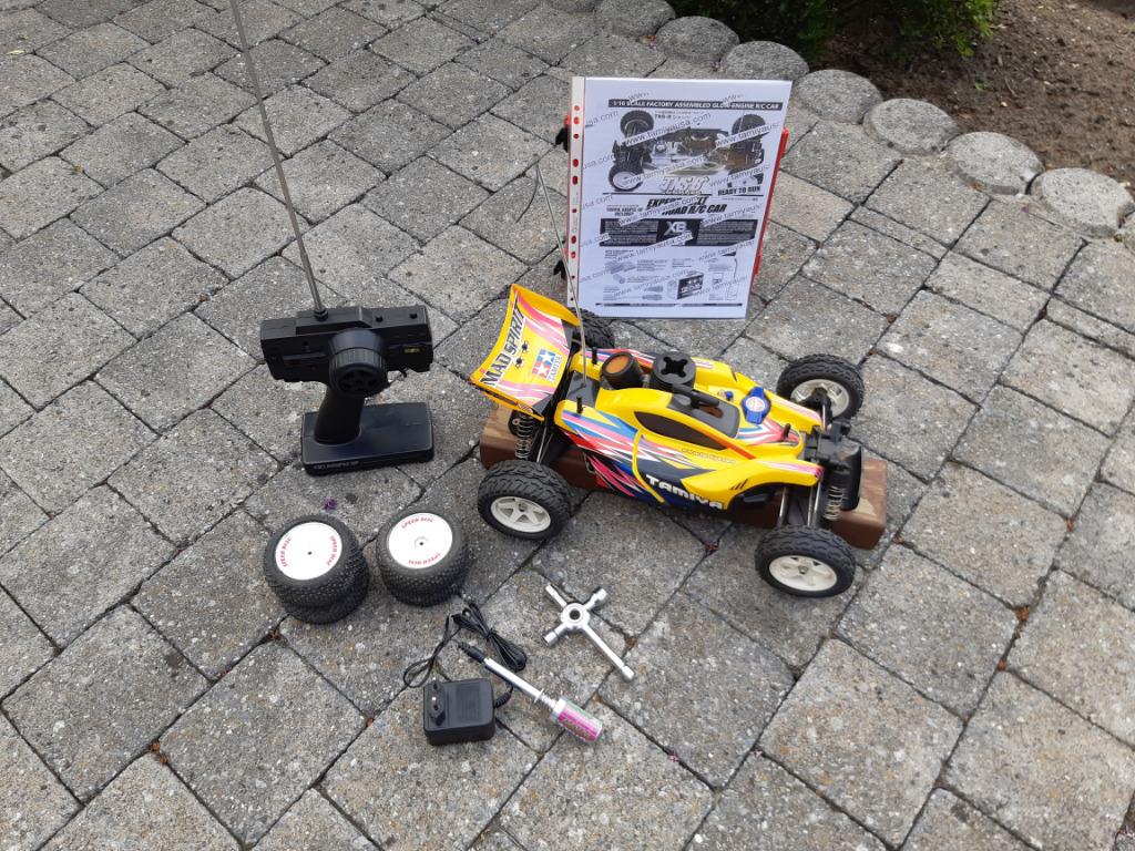Buggy mad spirit Tamiya thermique, Ophalen, Gebruikt, Auto, Tamiya