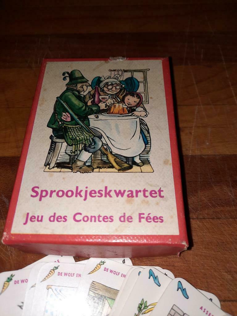 Kwartetspel over sprookjeswereld ., Ophalen of Verzenden, Gebruikt