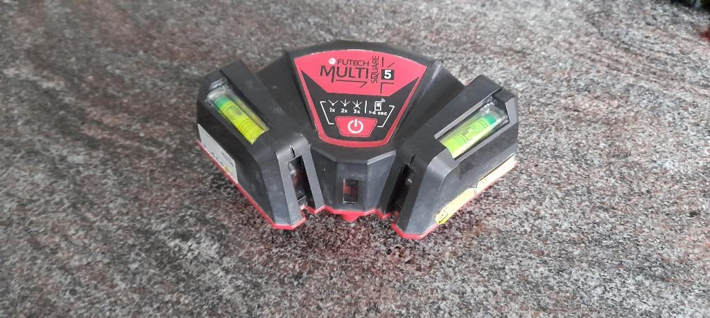 Futech Vloerlijnlazer Multisqare 5, Doe-het-zelf en Bouw, Ophalen, Zo goed als nieuw, Overige meters