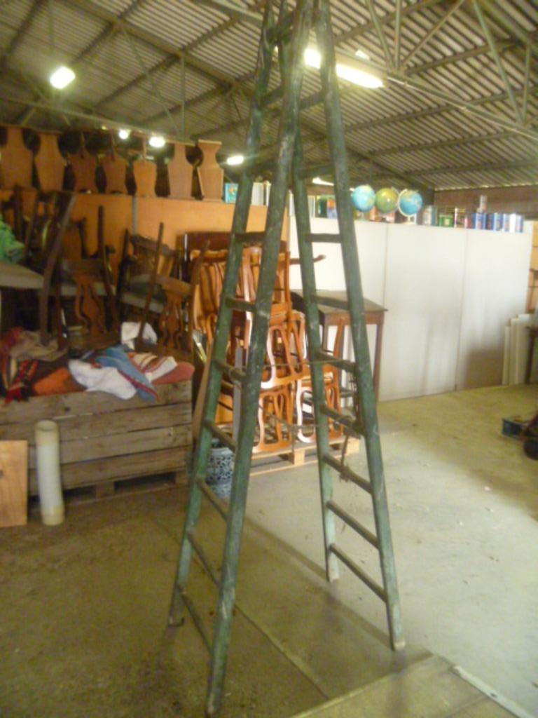 HOUTEN OUDE LADDER, Antiek en Kunst, Ophalen