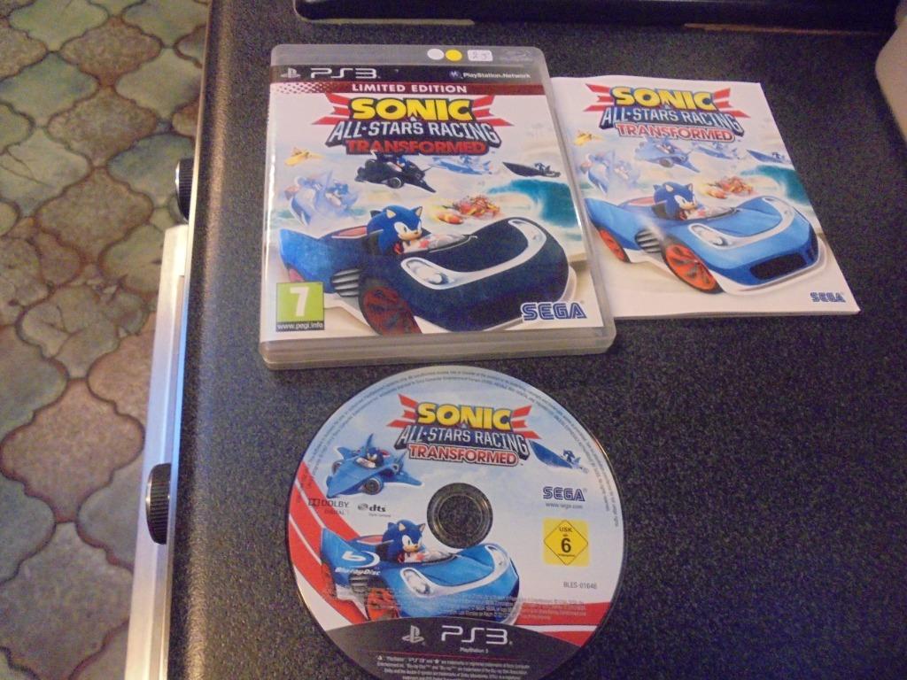 Playstation 3 Sonic All Stars Racing Transformed (Limited Ed, À partir de 7 ans, Course et Pilotage, Utilisé, 3 joueurs ou plus