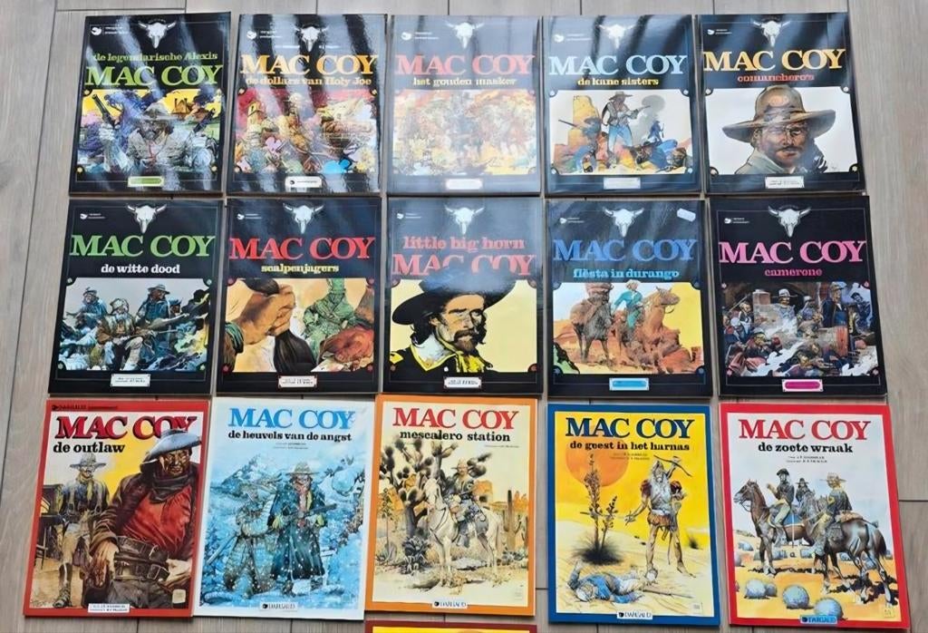 Lot strips: Mac Coy  ( eerste druk  ), Boeken, Ophalen of Verzenden, Zo goed als nieuw