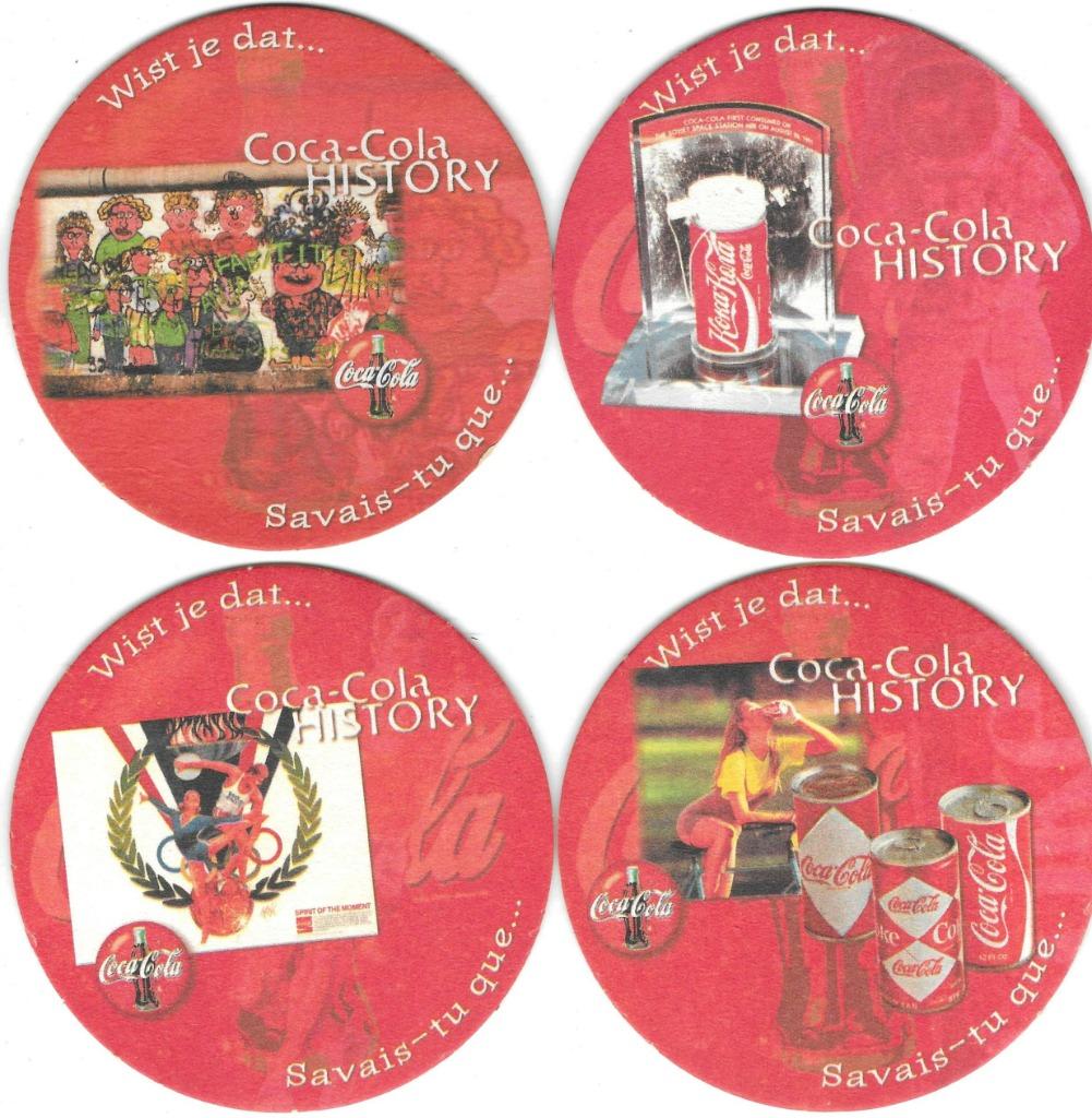 bierviltjes 13st Coca Cola History, Envoi