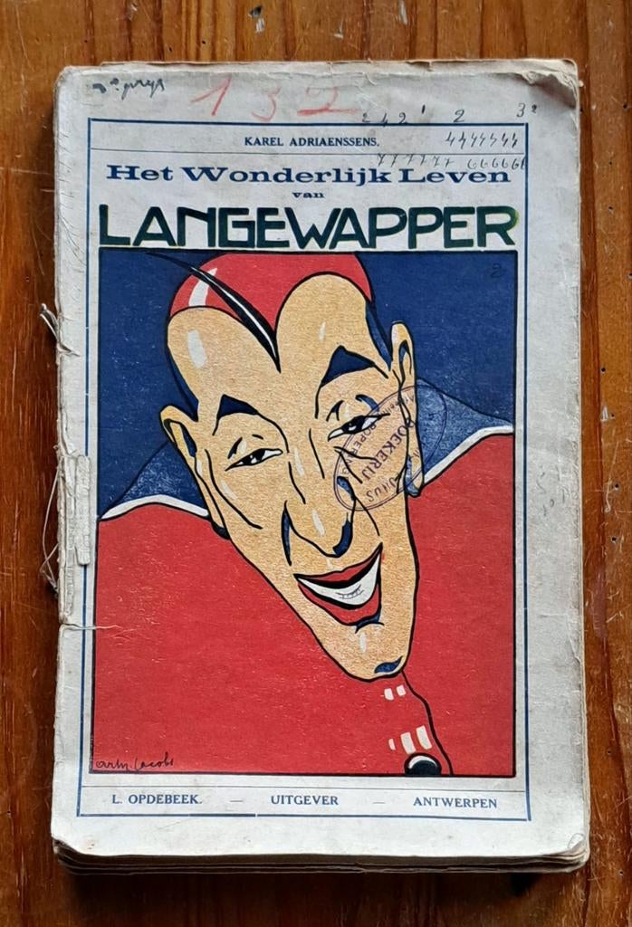 boek Lange Wapper 1912, Antiek en Kunst, Ophalen of Verzenden