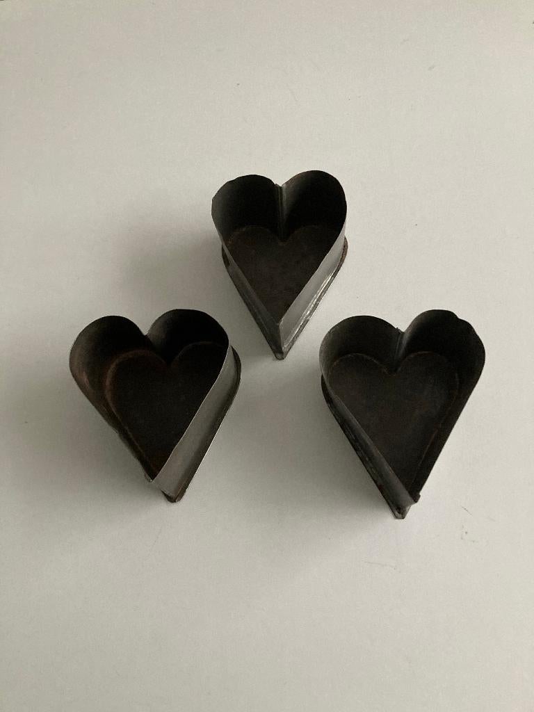 Moules à gâteaux en forme de cœur ancien pour Saint-Valentin, Enlèvement ou Envoi