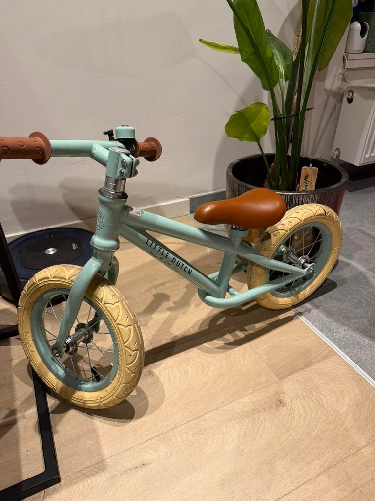 Loopfiets little dutch groen, Ophalen, Zo goed als nieuw