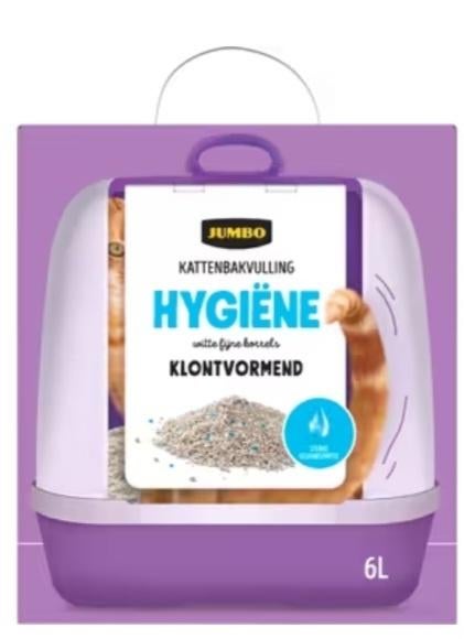 Jumbo kattenbakvulling hygiëne 6L, Enlèvement ou Envoi, Neuf, Fermé