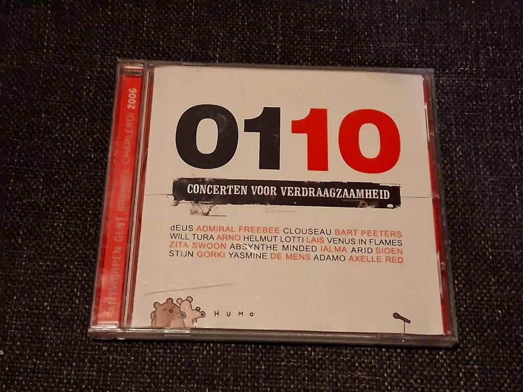 Cd 0110 concerten voor verdraagzaamheid, Ophalen of Verzenden, Zo goed als nieuw, Pop