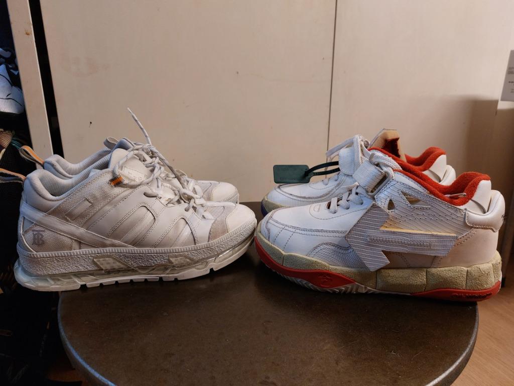 Burberry & off white baskets femme, Enlèvement ou Envoi, Porté, Blanc, Sneakers et Baskets