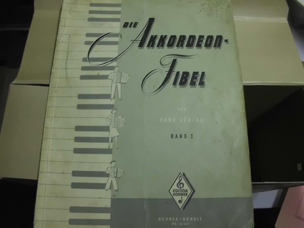 Die Akkordeon-Fibel-Band I, Hans Lüders, Ophalen, Gebruikt, Les of Cursus, Accordeon