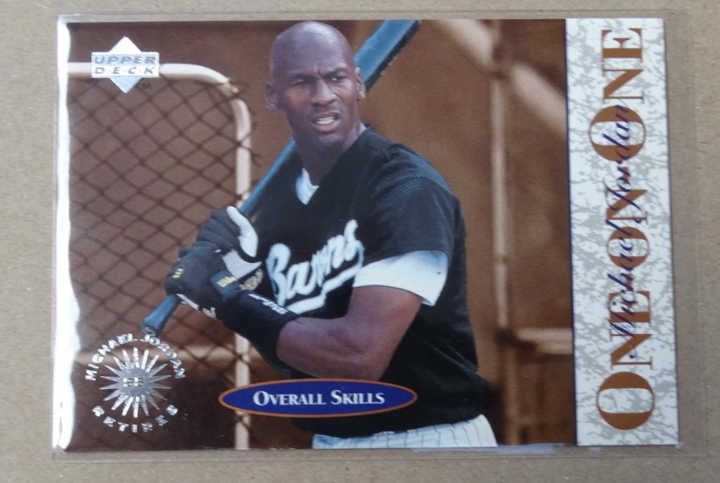 '95 Michael Jordan MLB "One on One" - Birmingham Barons -, Hobby en Vrije tijd, Verzenden, Zo goed als nieuw, Plaatje