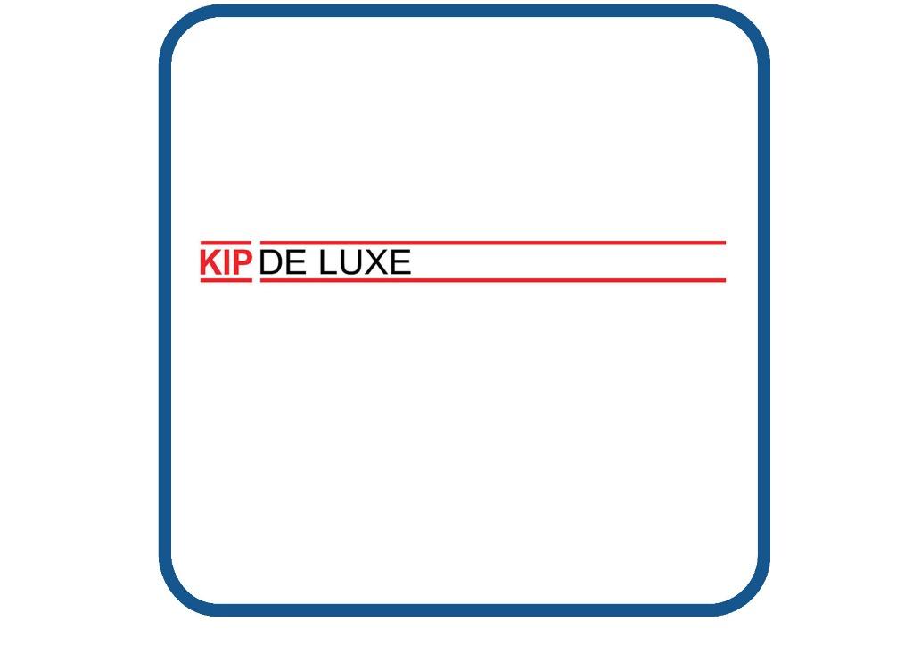 Kip De Luxe caravan en camper sticker, Verzenden, Nieuw, Overige typen