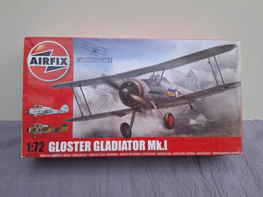 AIRFIX GLOSTER GLADIATOR Mk.1 1/72 A02052 Nieuwstaat, Ophalen of Verzenden, Zo goed als nieuw, 1:72 tot 1:144, Vliegtuig