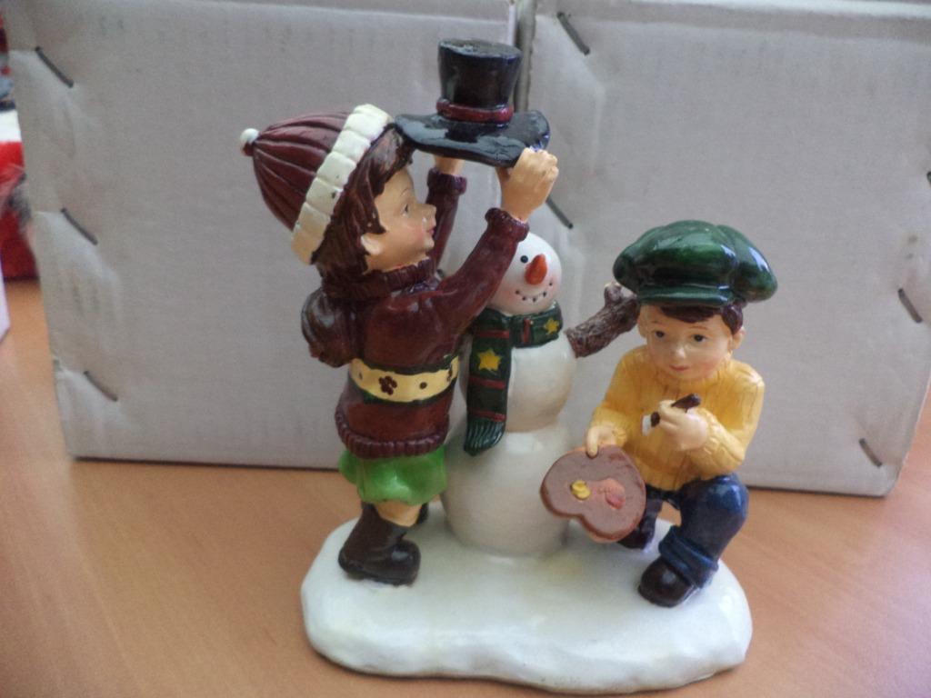 nieuwe beeldjes met winters decor (kerst-sneeuw), Ophalen of Verzenden, Nieuw