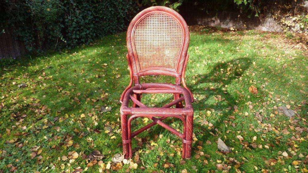 rotan stoel 12 stuks, Huis en Inrichting, Stoelen, Ophalen, Gebruikt, Rattan, Vijf, Zes of meer stoelen