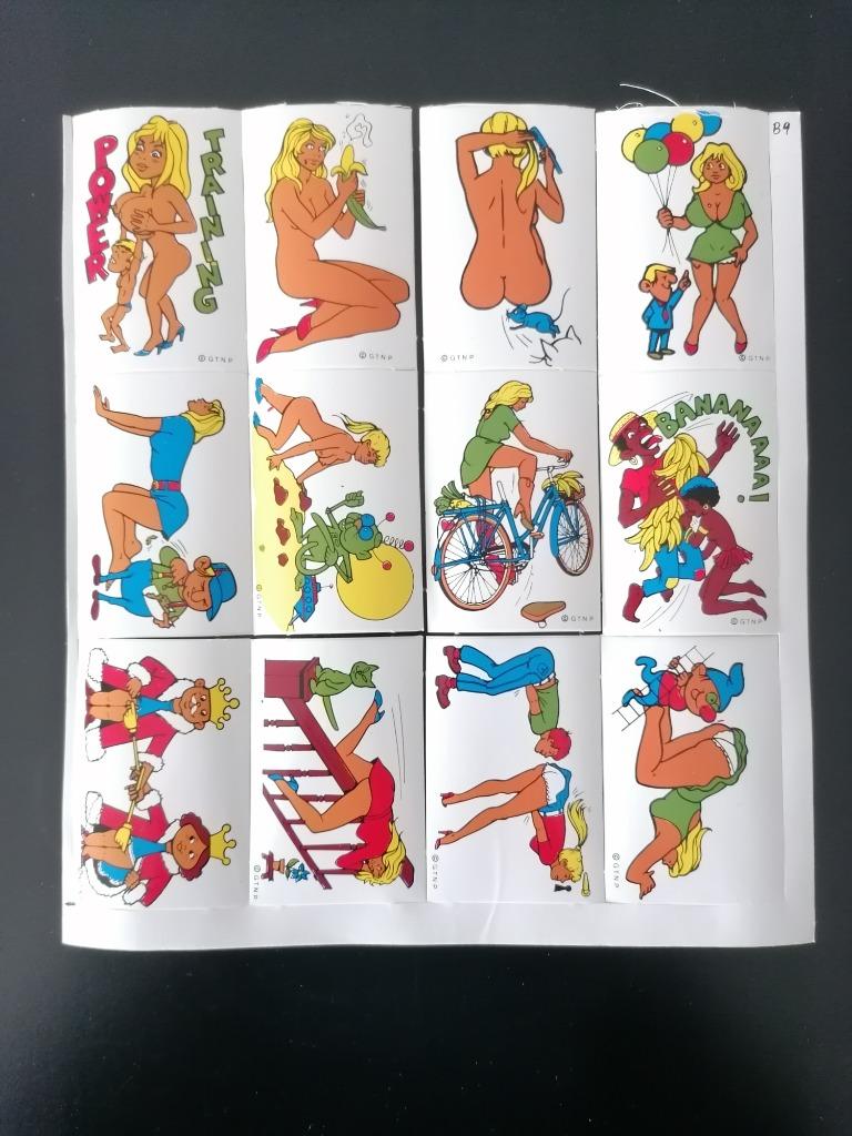 Vintage sticker set funny/Tirol 1 80s, Enlèvement ou Envoi, Neuf, Autres types