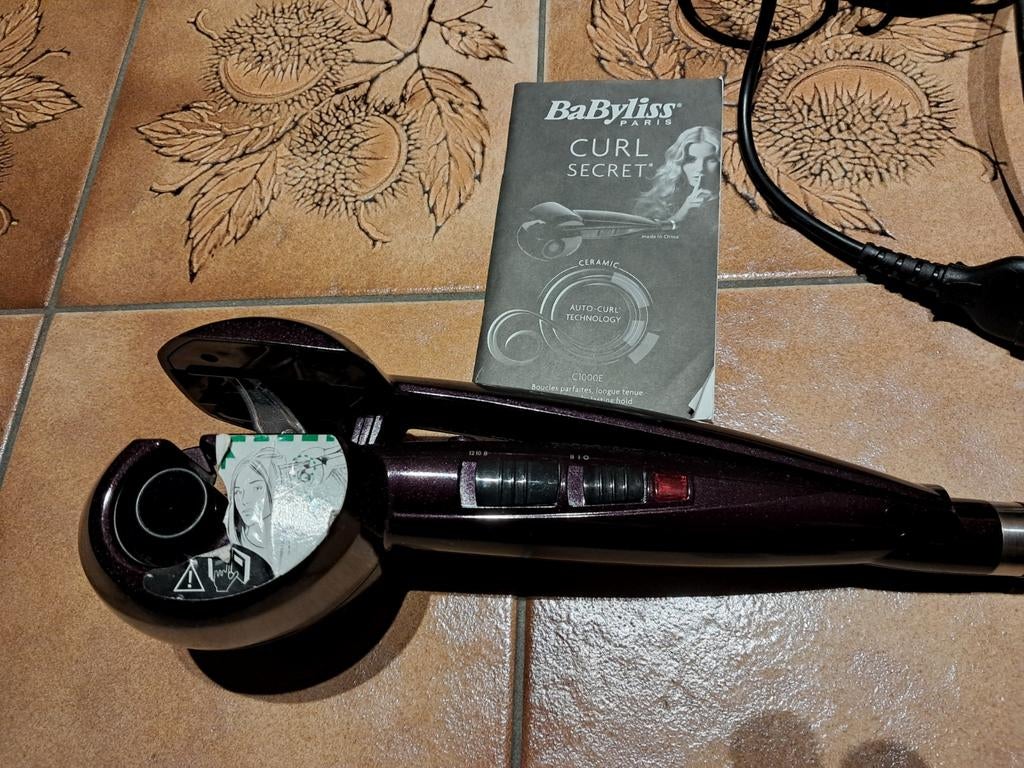 BaByliss Curl Secret C1000E automatische krultang, Ophalen of Verzenden, Gebruikt, Overige typen